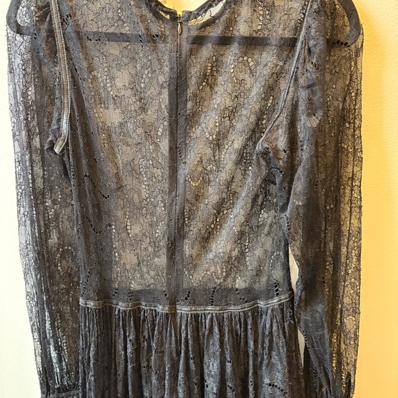 Ulla Johnson Black Lace Maxi Dress 8 - Picture 6 of 9